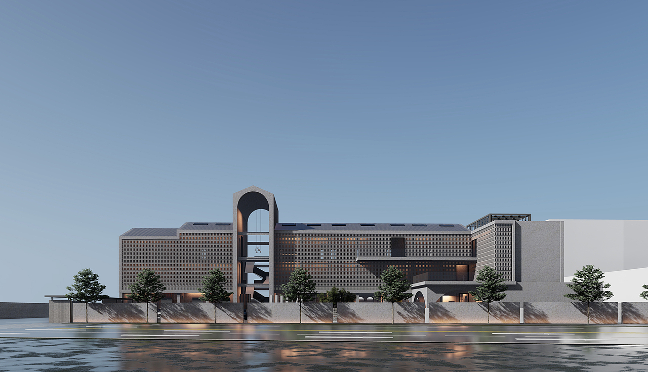 改建后建筑外观 br> br>延续建筑本身,赋予建筑空间历史意义,以其为