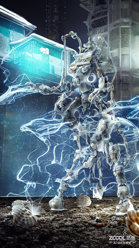 站酷ai:【灵体机甲】