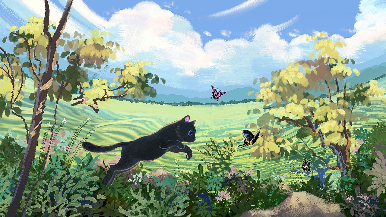春夏秋冬 昼夜晨昏（图ZMzY1MjAwMzIw） - 绘本 - 站酷设计师设计师王娅娅原创素材 - 站酷ZCOOL