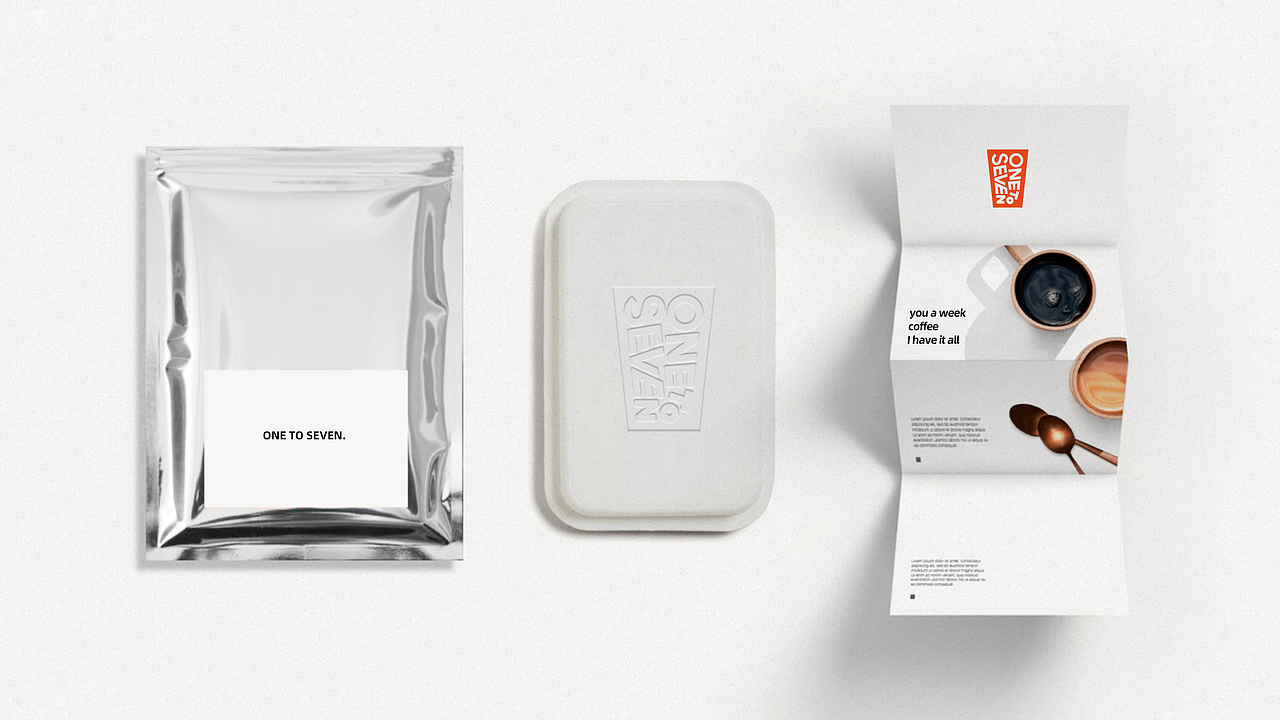 ONE TO SEVEN | 咖啡品牌设计（图ZMzMxMTk1MjY4） - 品牌 - 站酷设计师次原幸子原创素材 - 站酷ZCOOL