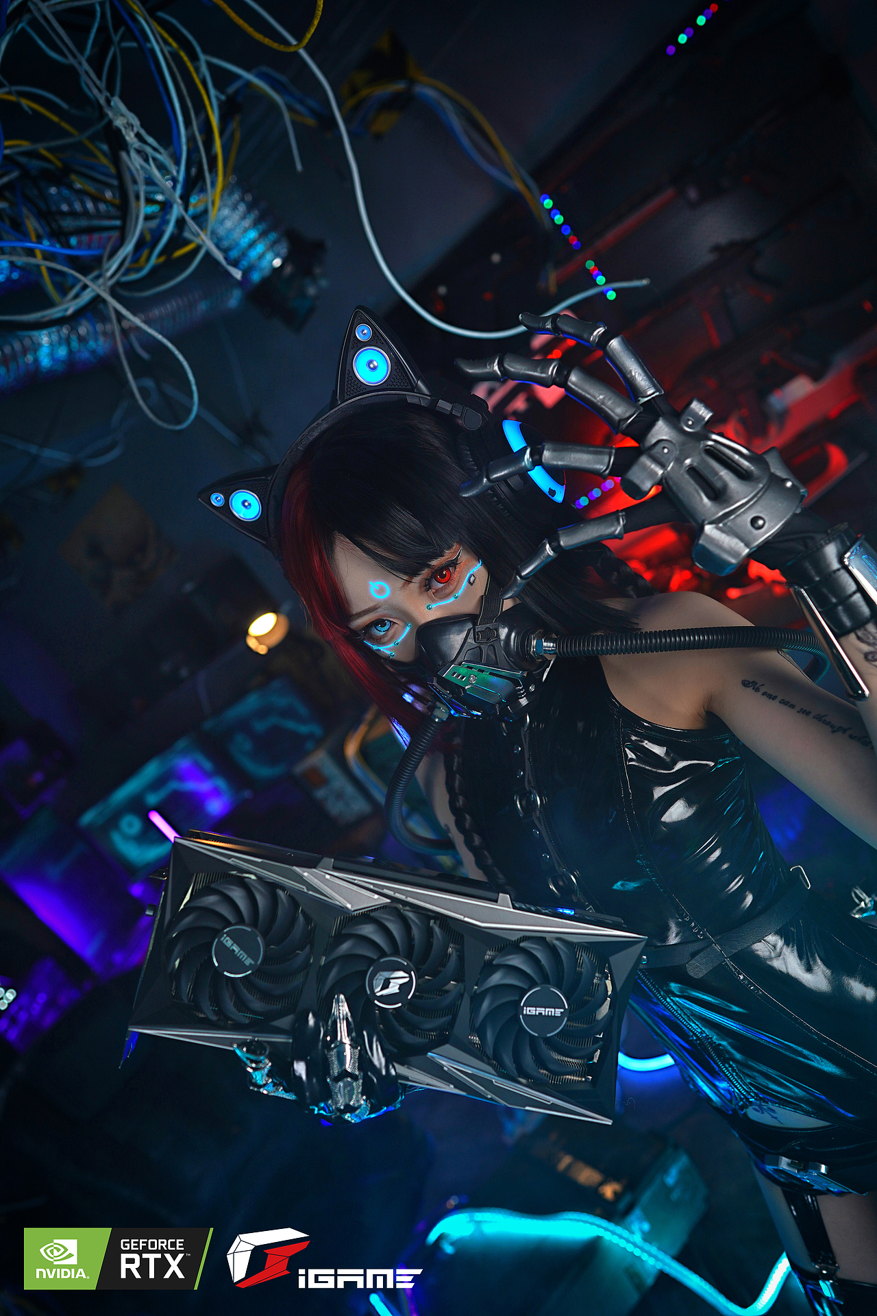 赛博朋克风显卡拍摄（RTX30系）（图ZMzYzMDM2NzQ0） - 产品摄影 - 站酷设计师KARMINGXX原创素材 - 站酷ZCOOL