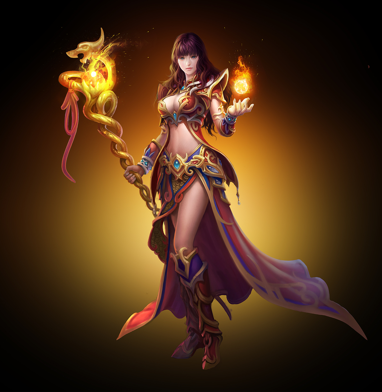 热血传奇-角色设计