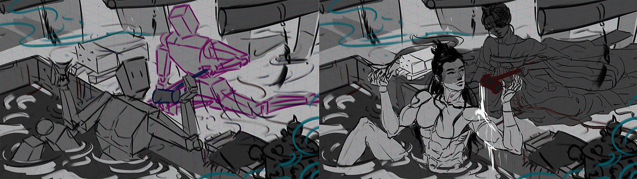 创意草图构思部分