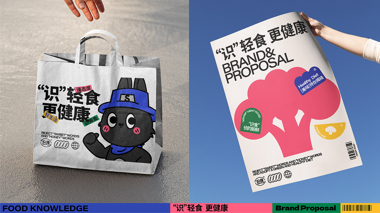 识食® x biyoo | “识”轻食 更健康(图ZMzYxMDU2OTQ0) - IP形象 - 站酷设计师biyoo原创素材 - 站酷ZCOOL