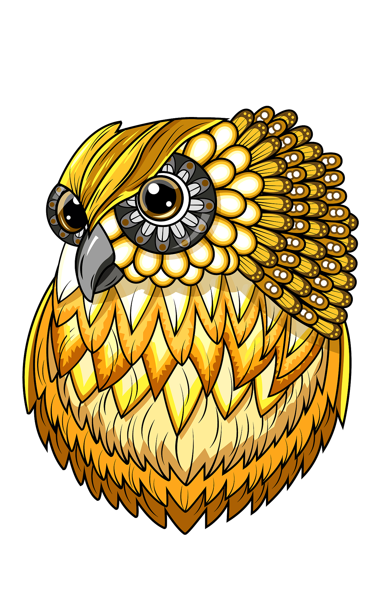 商业潮流插画——猫头鹰|夜猫子|送给12年的那些夜晚（图ZMjk4OTg3MTY4） - 商业插画 - 站酷设计师Z593002812原创素材 - 站酷ZCOOL