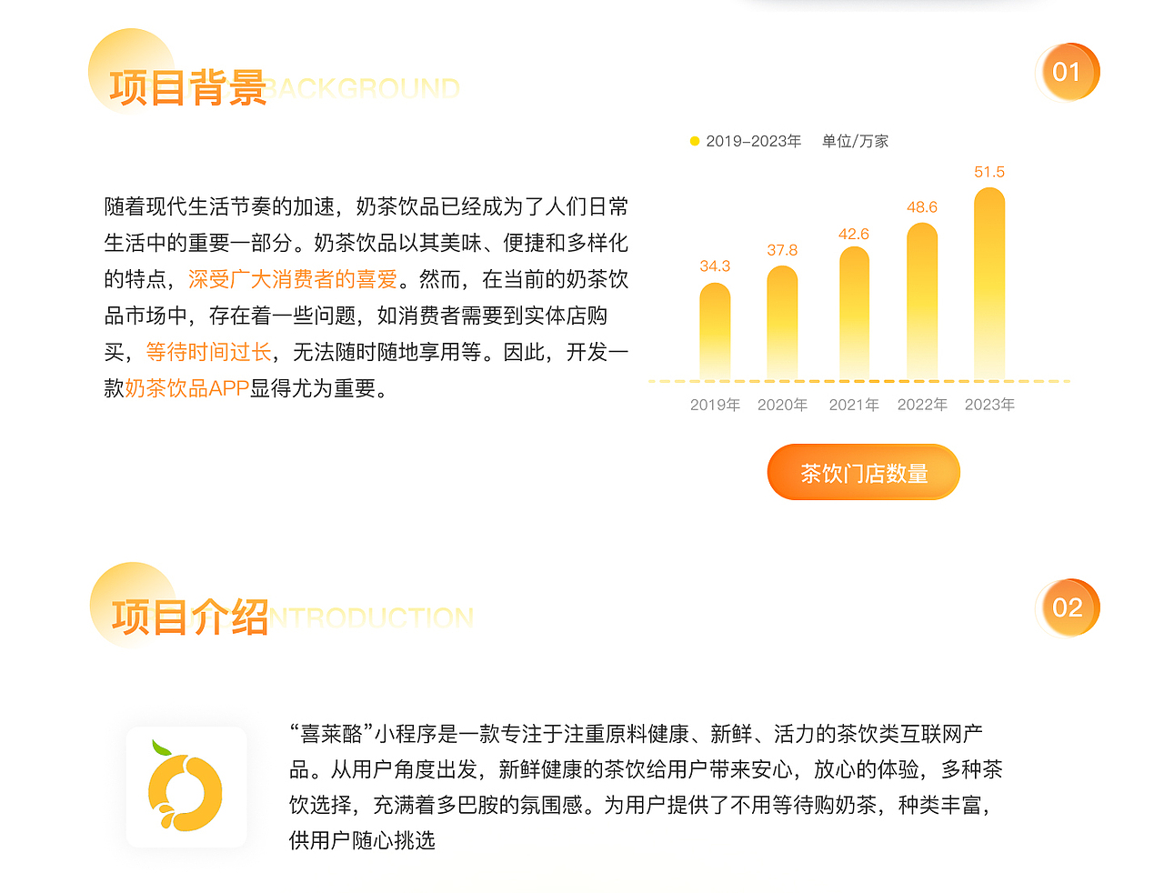 奶茶小程序界面设计