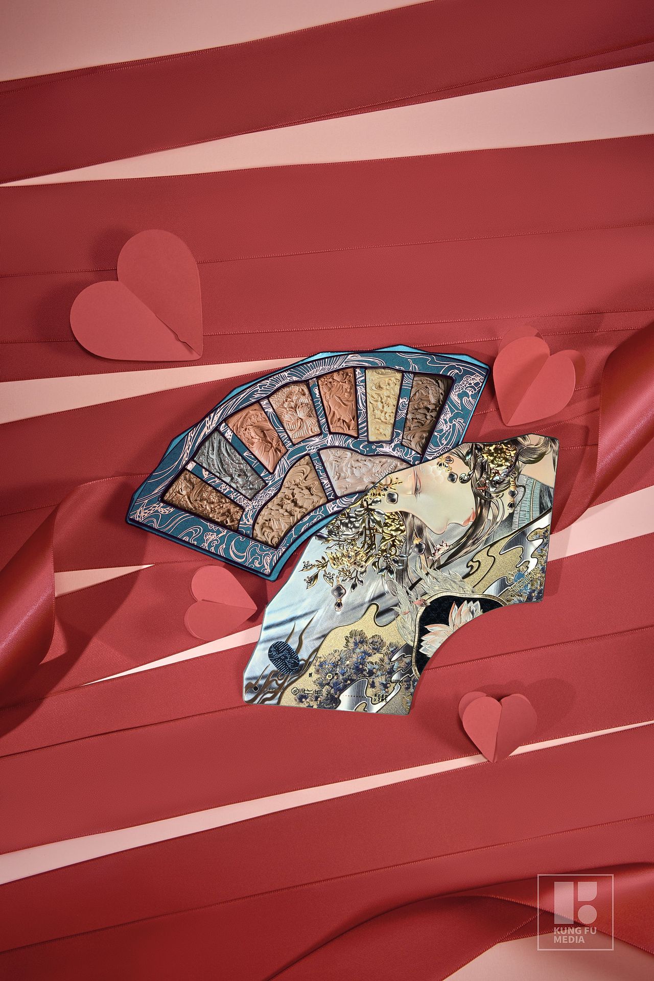 花西子情人节平面拍摄