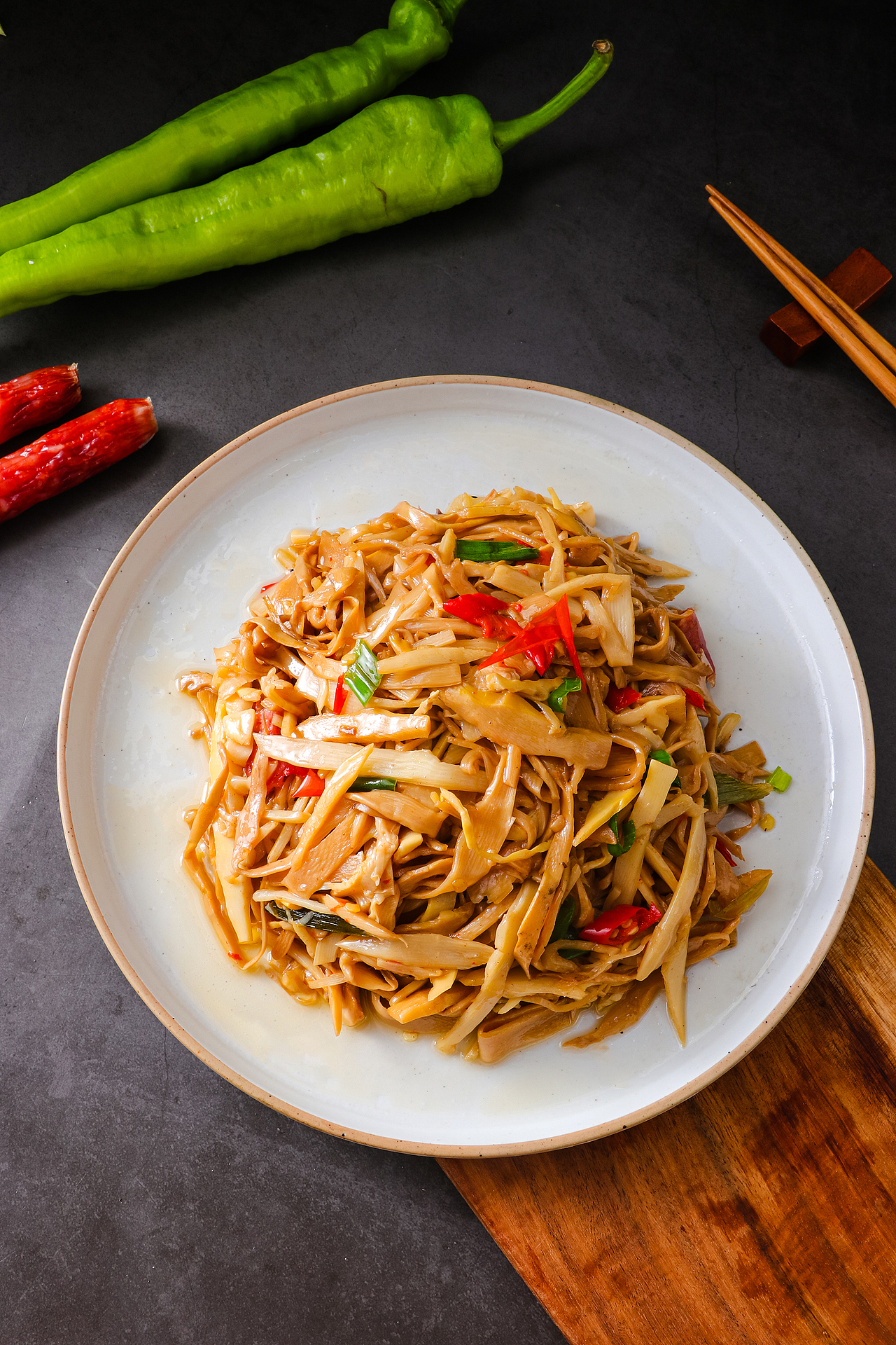 鸡汁脆笋 炒笋 笋片炒酸菜炒腊肉脆笋