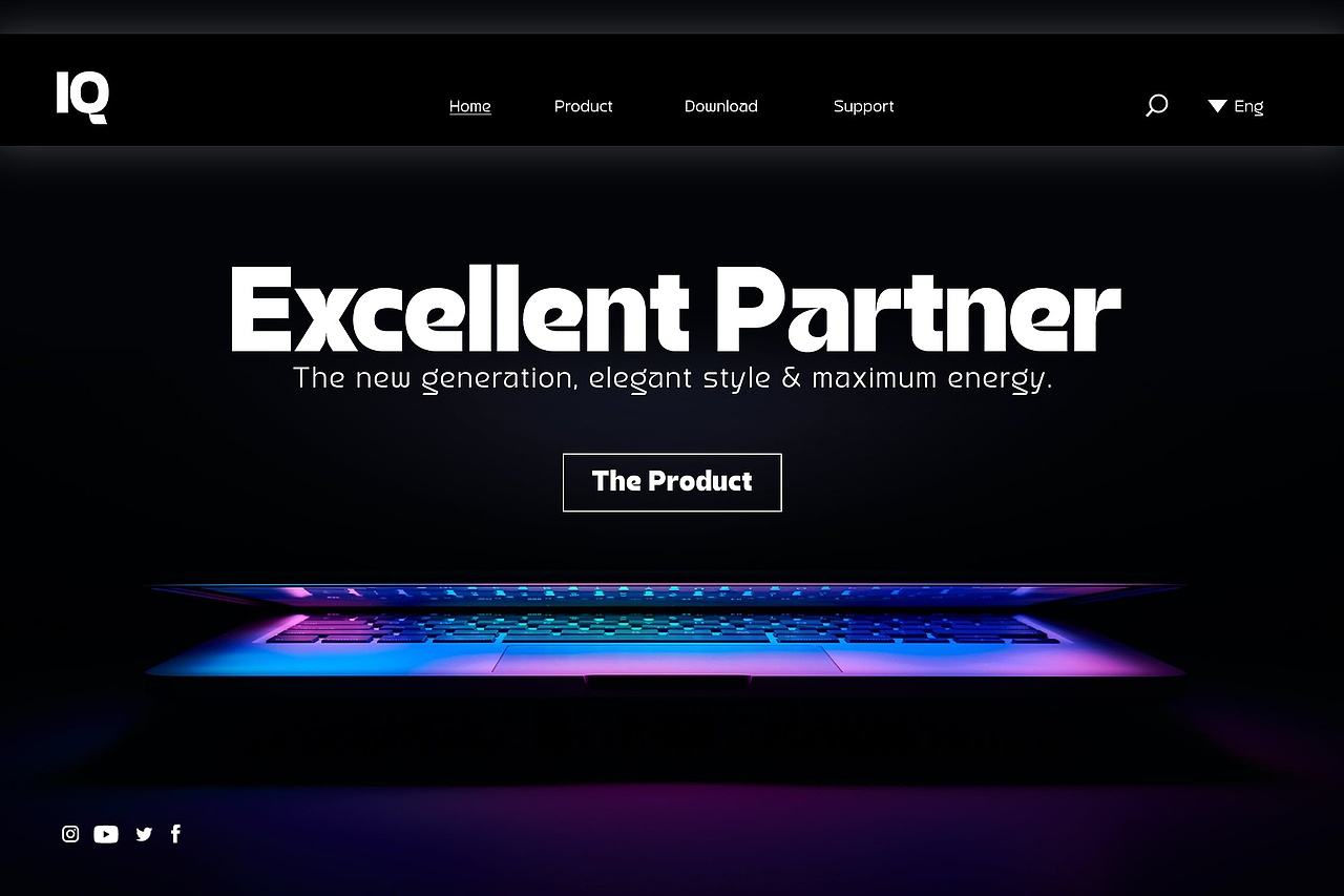 潮流时尚粗体酸性逆反差黑体字潮牌标识装饰英文字体