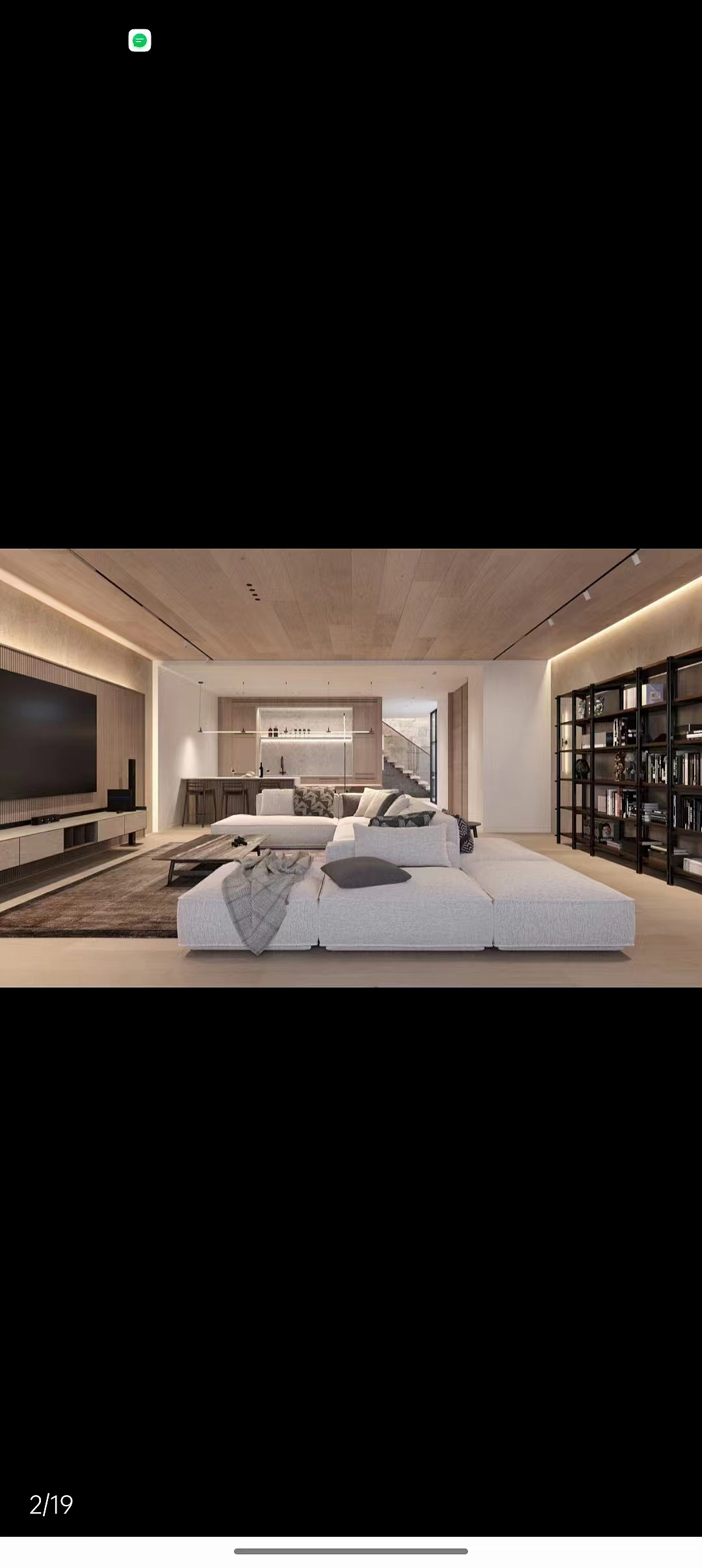 现代舒适不失温馨的同时,保留侘寂的美感