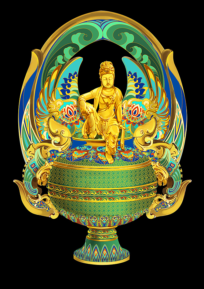 创新景泰蓝设计（图ZMzMxOTQxODMy） - 首饰设计 - 站酷设计师寒江雪的插画原创素材 - 站酷ZCOOL