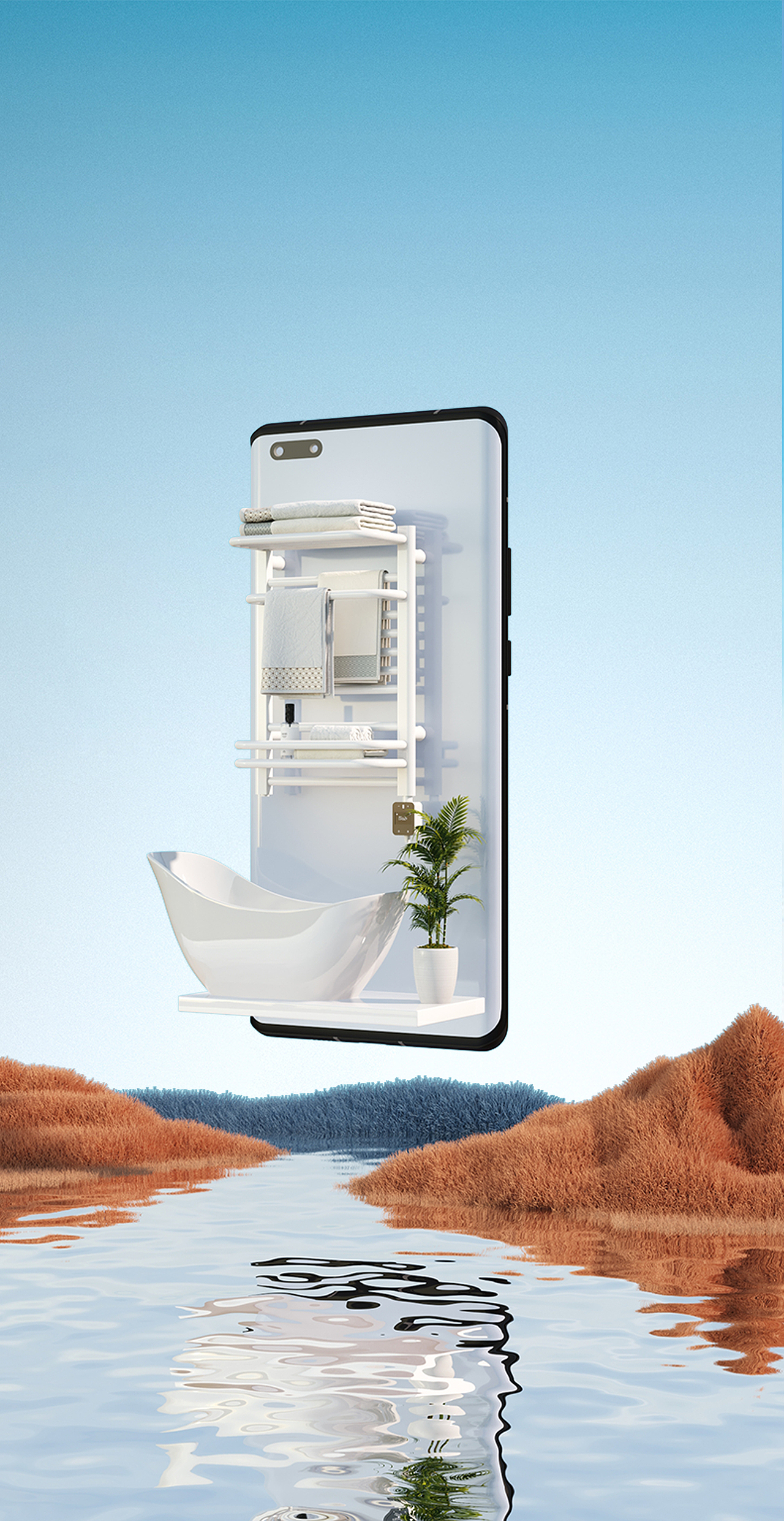 电热毛巾架详情页视觉分享卫浴详情页