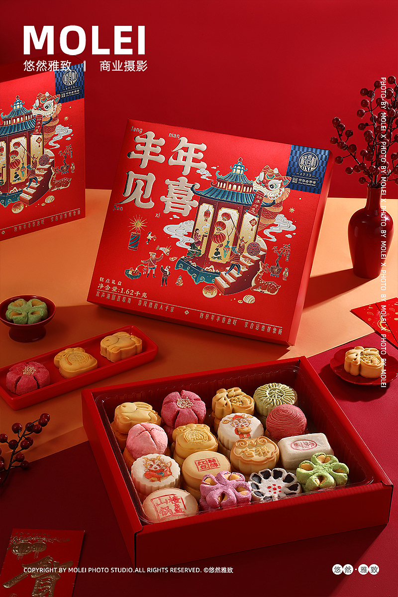 稻香村丰年见喜|新年礼盒|春节送礼（图ZMzU5MDA5Mjcy） - 产品摄影 - 站酷设计师悠然雅致摄影原创素材 - 站酷ZCOOL