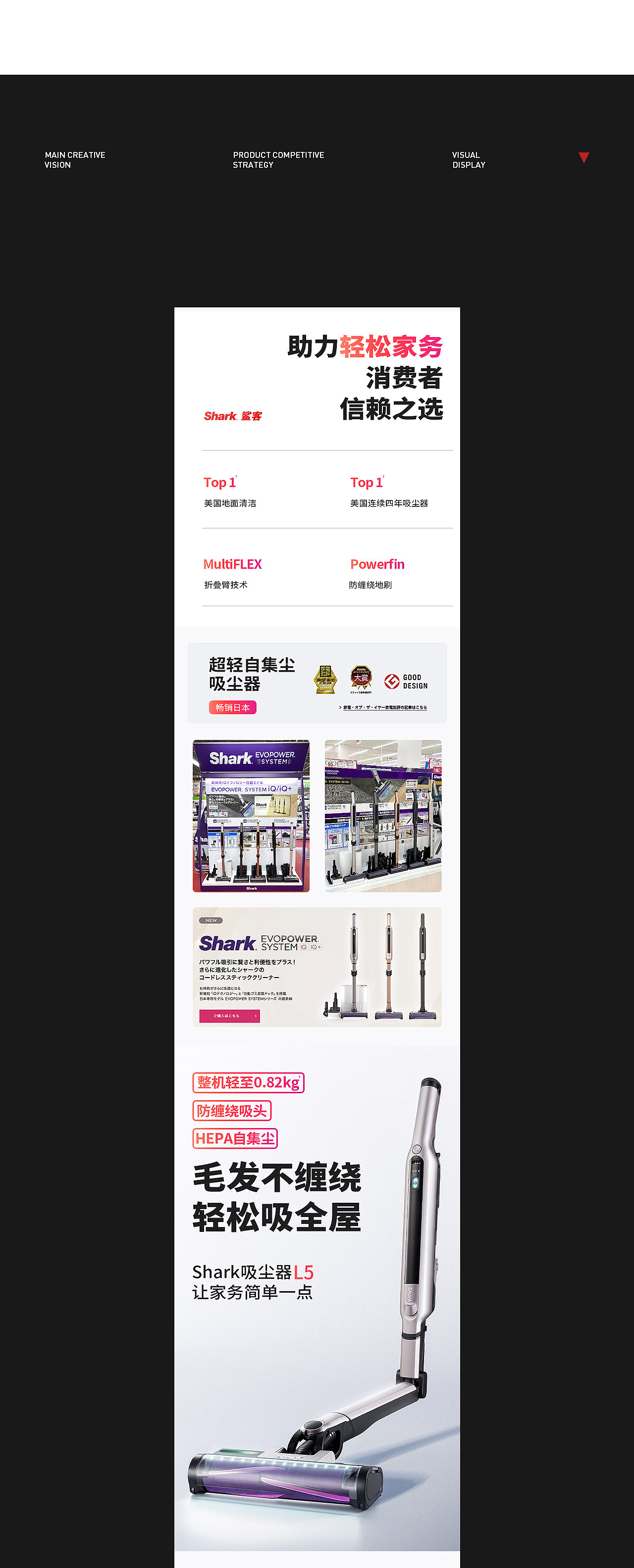 Shark-吸尘器L5 × 创左派 | 超级单品塑造作品分享