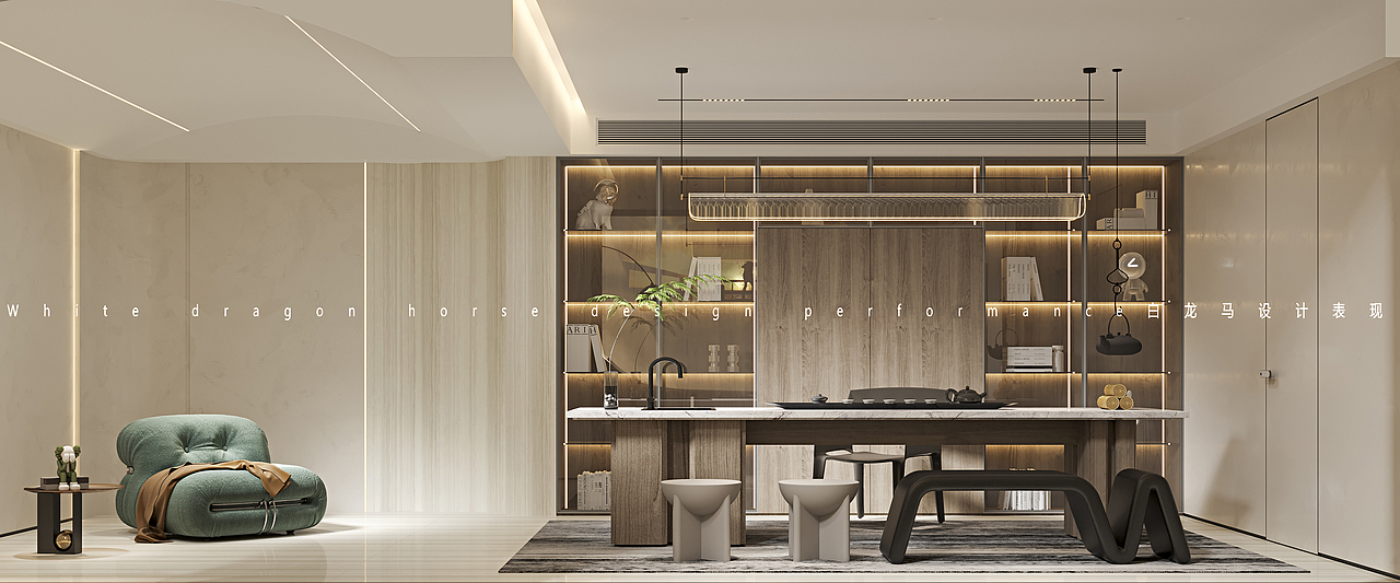 现代奶油风别墅