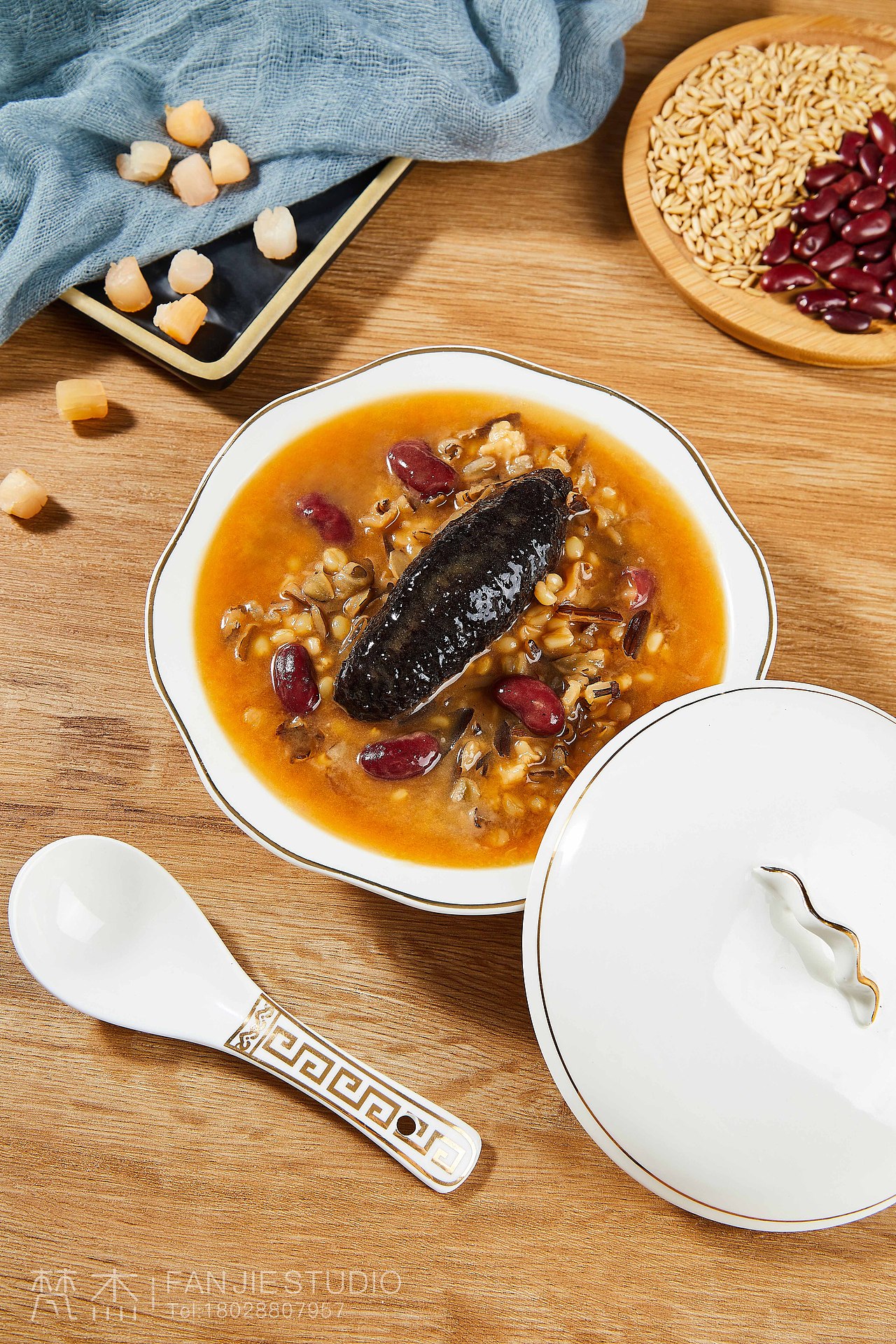 滋补品类静物创意图