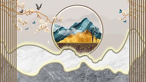 2023花鸟（图ZMzI4NzgwMDc2） - 商业插画 - 站酷设计师新中式纱画图库原创素材 - 站酷ZCOOL