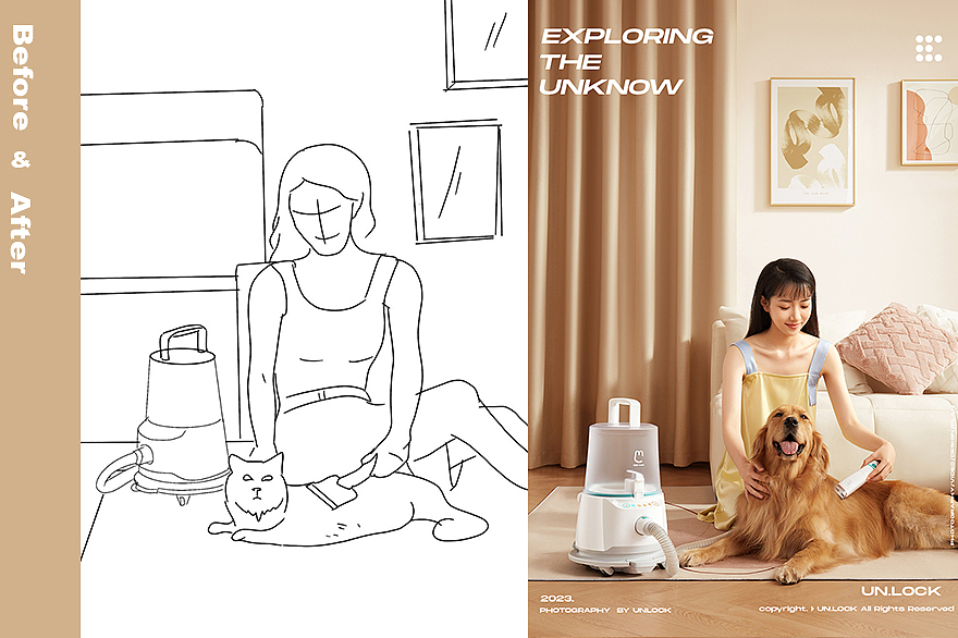 理毛器摄影 | 毛妈妈✖️UNLOCK