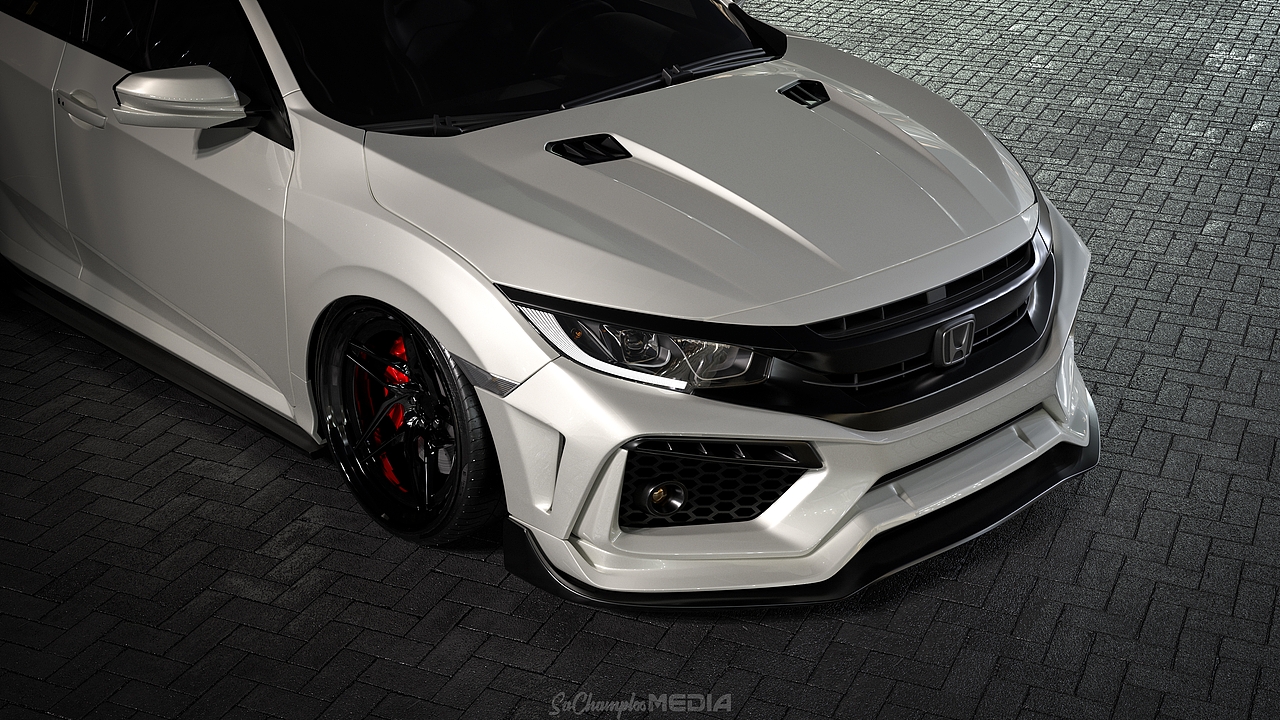 Honda Civic X -ROBOT 202206Vray练习（图ZMzA0NDg1NjM2） - 机械/交通 - 站酷设计师Sathy原创素材 - 站酷ZCOOL