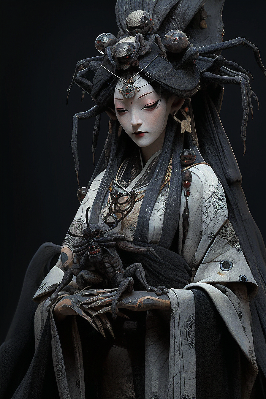 《暗黑西游—蜘蛛精》(ai系列）（图ZMzQwODU4NDIw） - 概念设定 - 站酷设计师mmzvp原创素材 - 站酷ZCOOL
