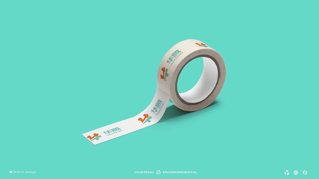 华腾环境logo设计品牌vi设计（图ZMzA0NTMzNTY4） - 品牌 - 站酷设计师金刚不是大猩猩原创素材 - 站酷ZCOOL