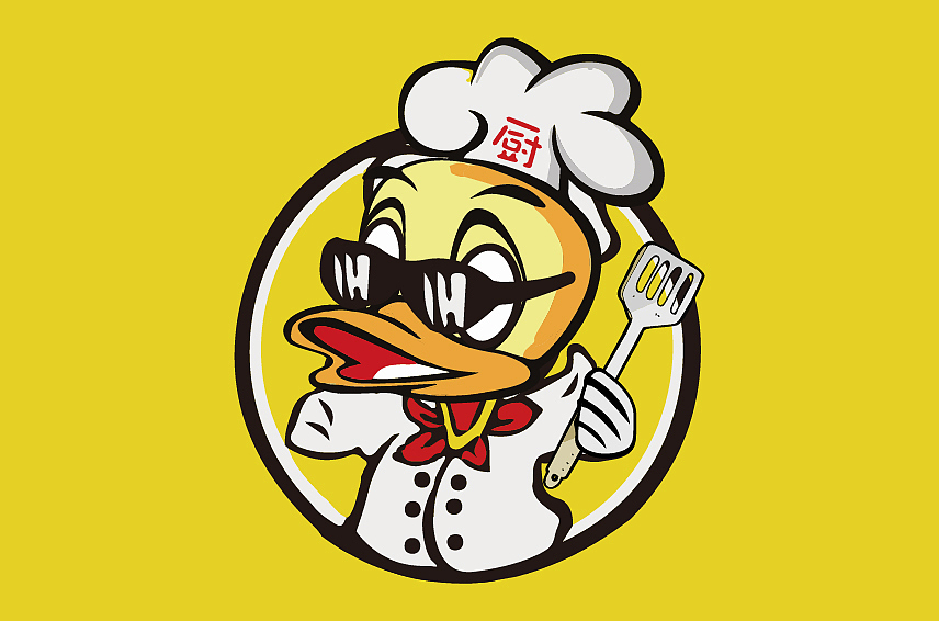 鸭子厨师餐饮logo（图ZMzAzODA3Nzc2） - Logo - 站酷设计师康的设计0516原创素材 - 站酷ZCOOL