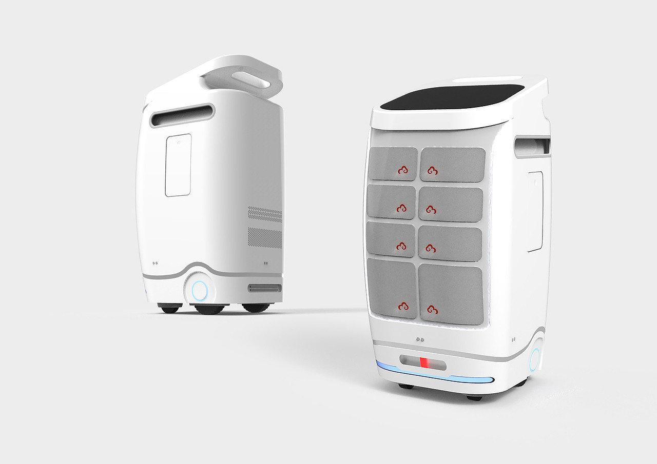 医院送餐机器人——饭饭（图ZMzA0MTcyNTg0） - 生活用品 - 站酷设计师Luckymoo原创素材 - 站酷ZCOOL