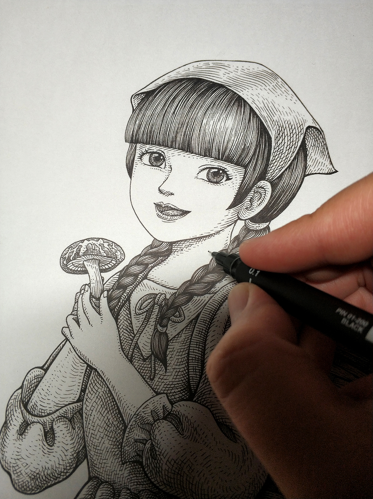 我为仲景香菇酱绘制的包装图（图ZMzIxMjI2NjI4） - 商业插画 - 站酷设计师傅淳强画者之旅原创素材 - 站酷ZCOOL