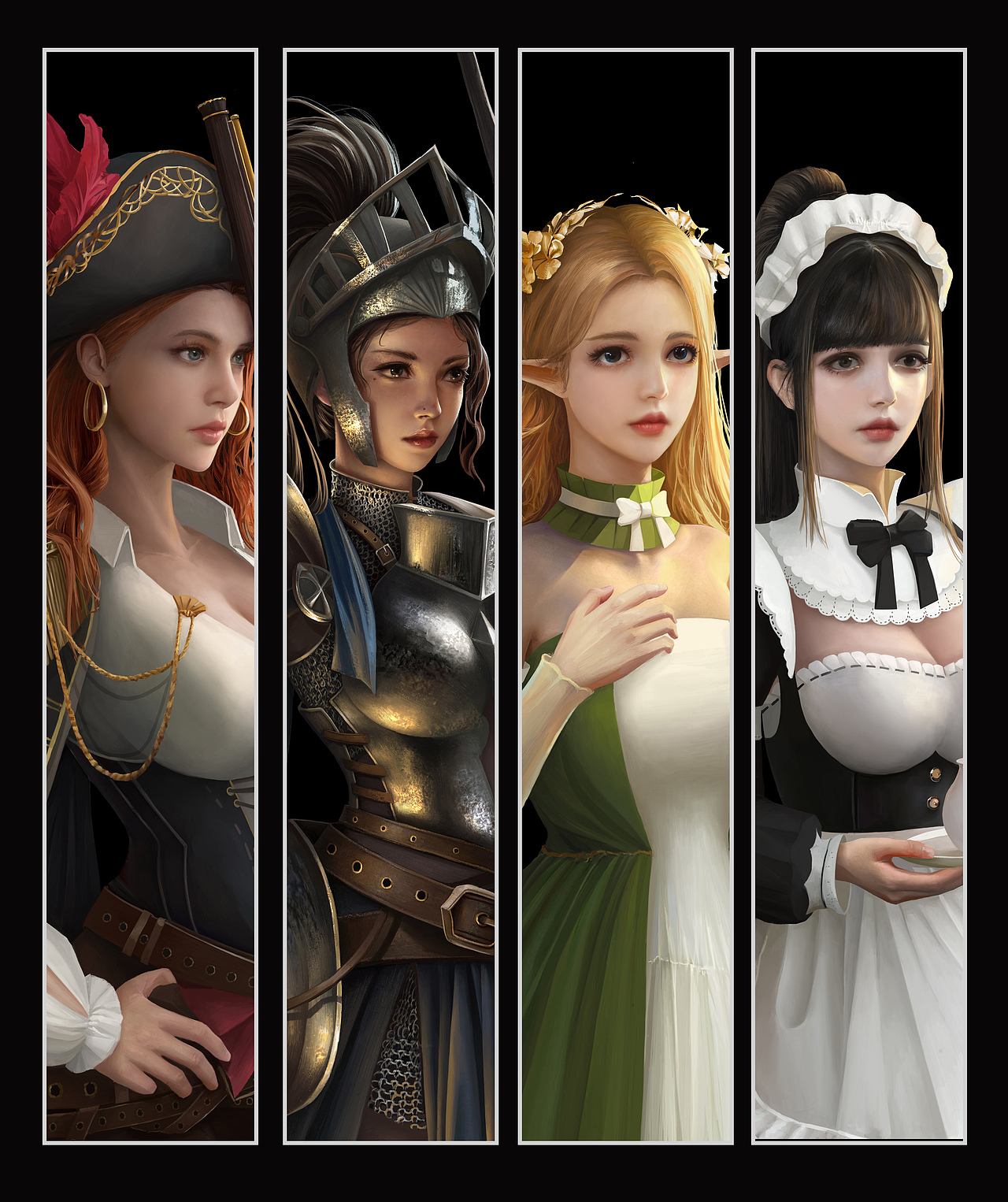 魔幻题材角色立绘（图ZMzA1MDYwMzYw） - 游戏原画 - 站酷设计师s白羊原创素材 - 站酷ZCOOL