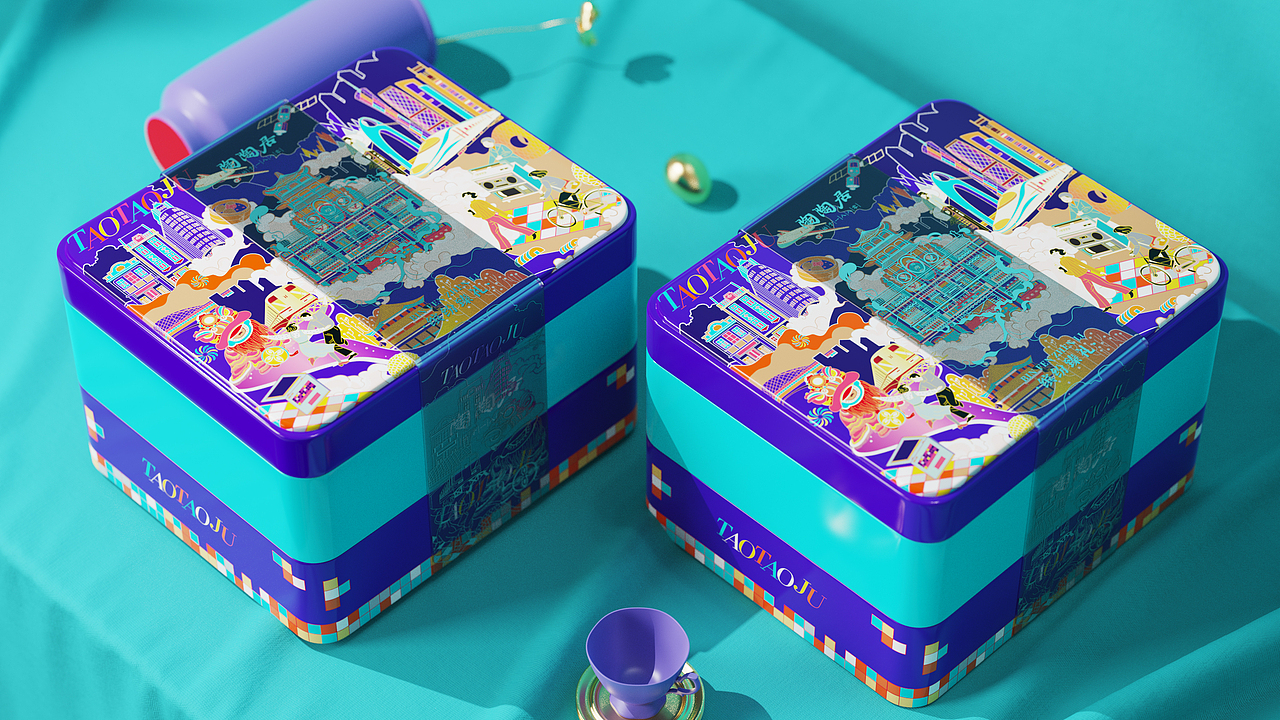 陶陶居礼盒（图ZMzMxMTYzODA4） - 包装 - 站酷设计师原源员原创素材 - 站酷ZCOOL