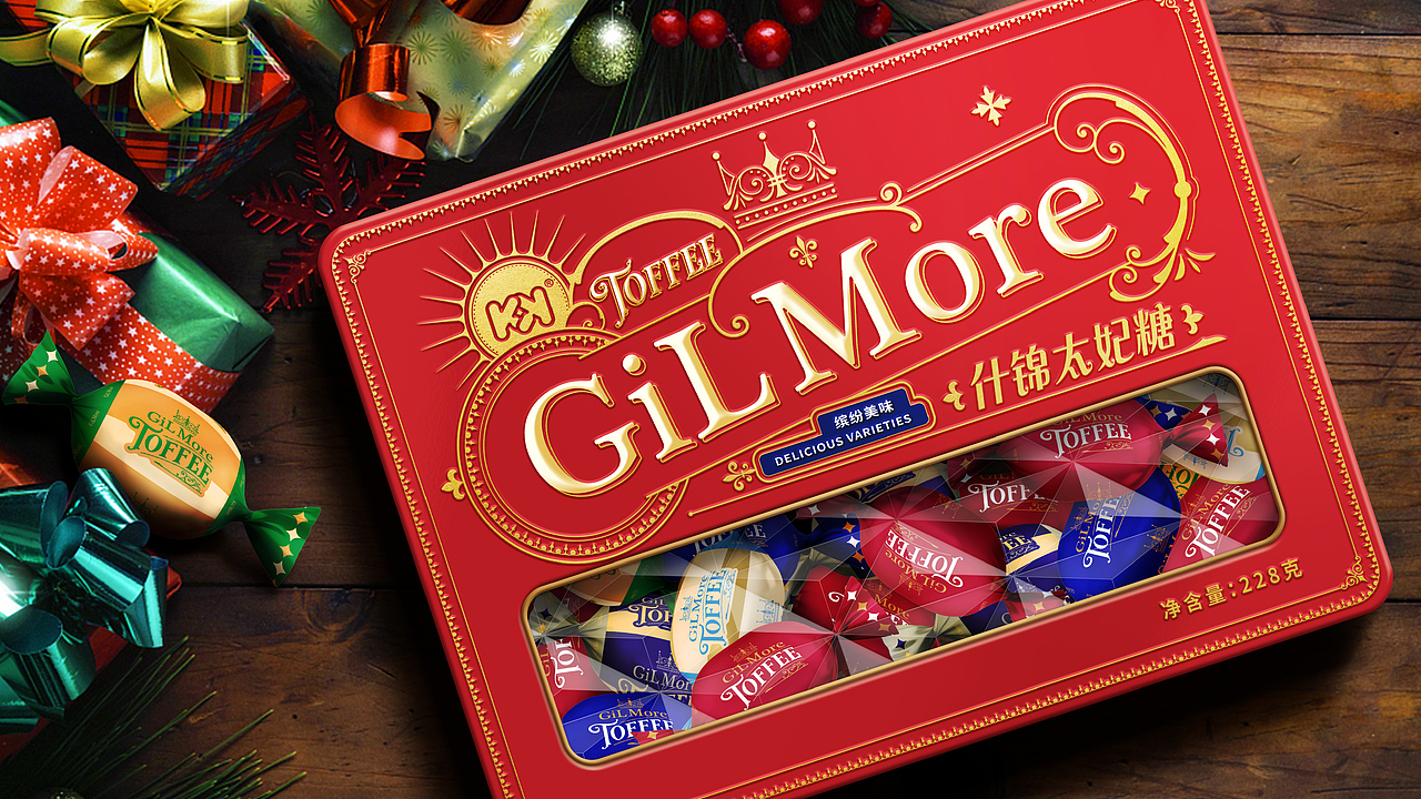 象亚设计 X 英伦风糖果包装设计圣诞系