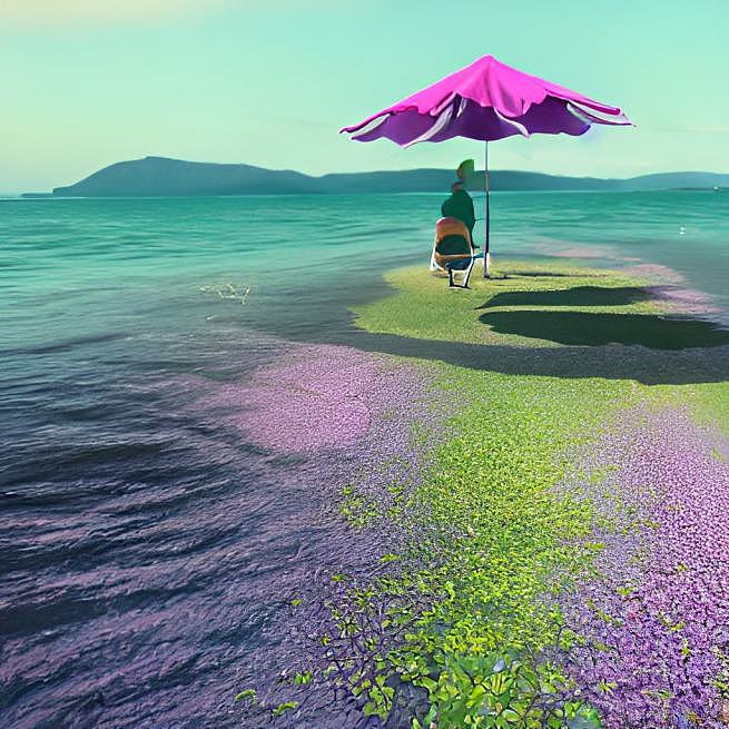 色彩绚丽的场景