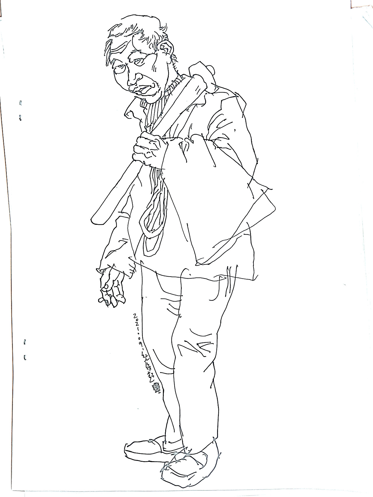 纪保超摸鱼速写