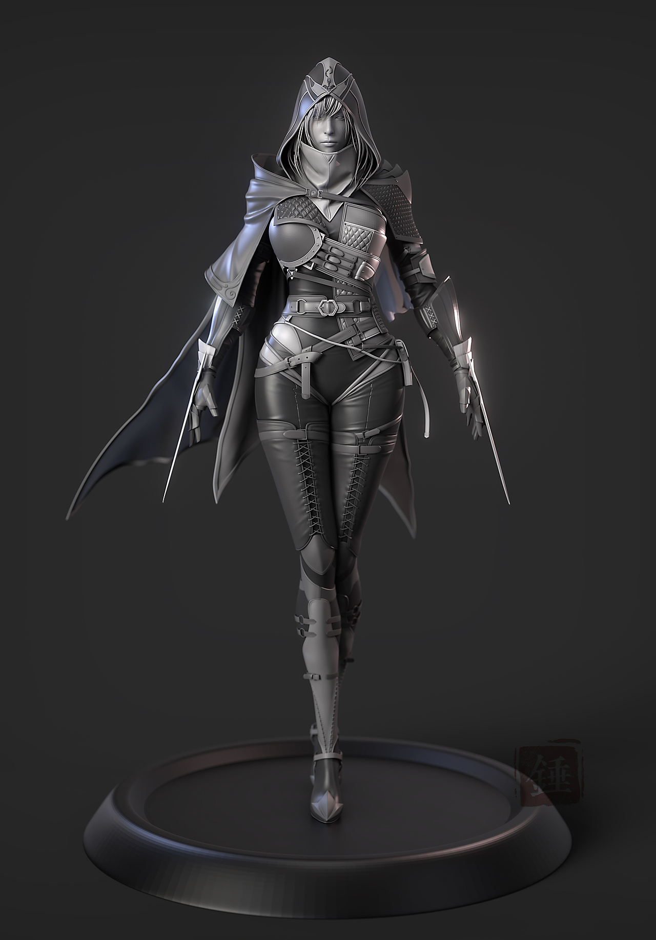 女刺客 角色___刘同学作