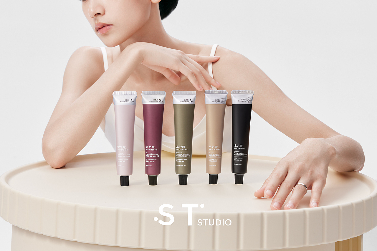 简约护肤平面拍摄