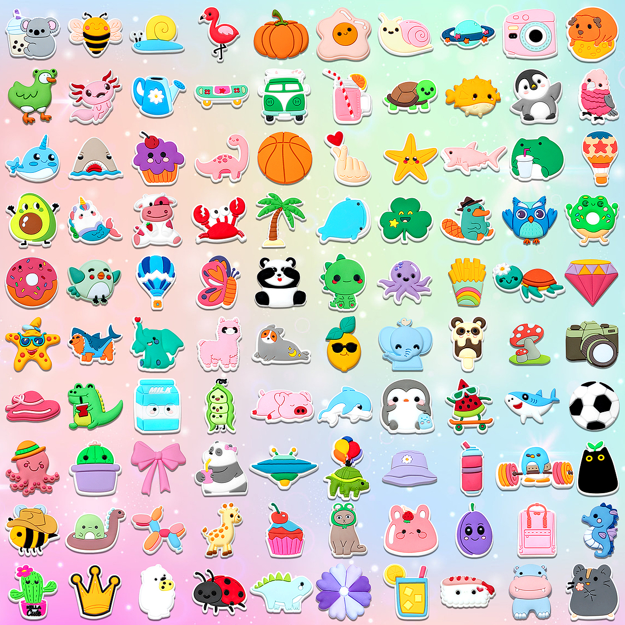 100个可爱洞洞鞋鞋扣 亚马逊图片 A+ 视频