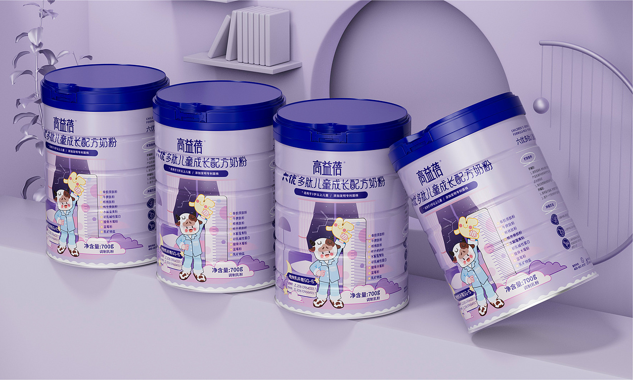 高益蓓-六优多肽儿童成长配方奶粉