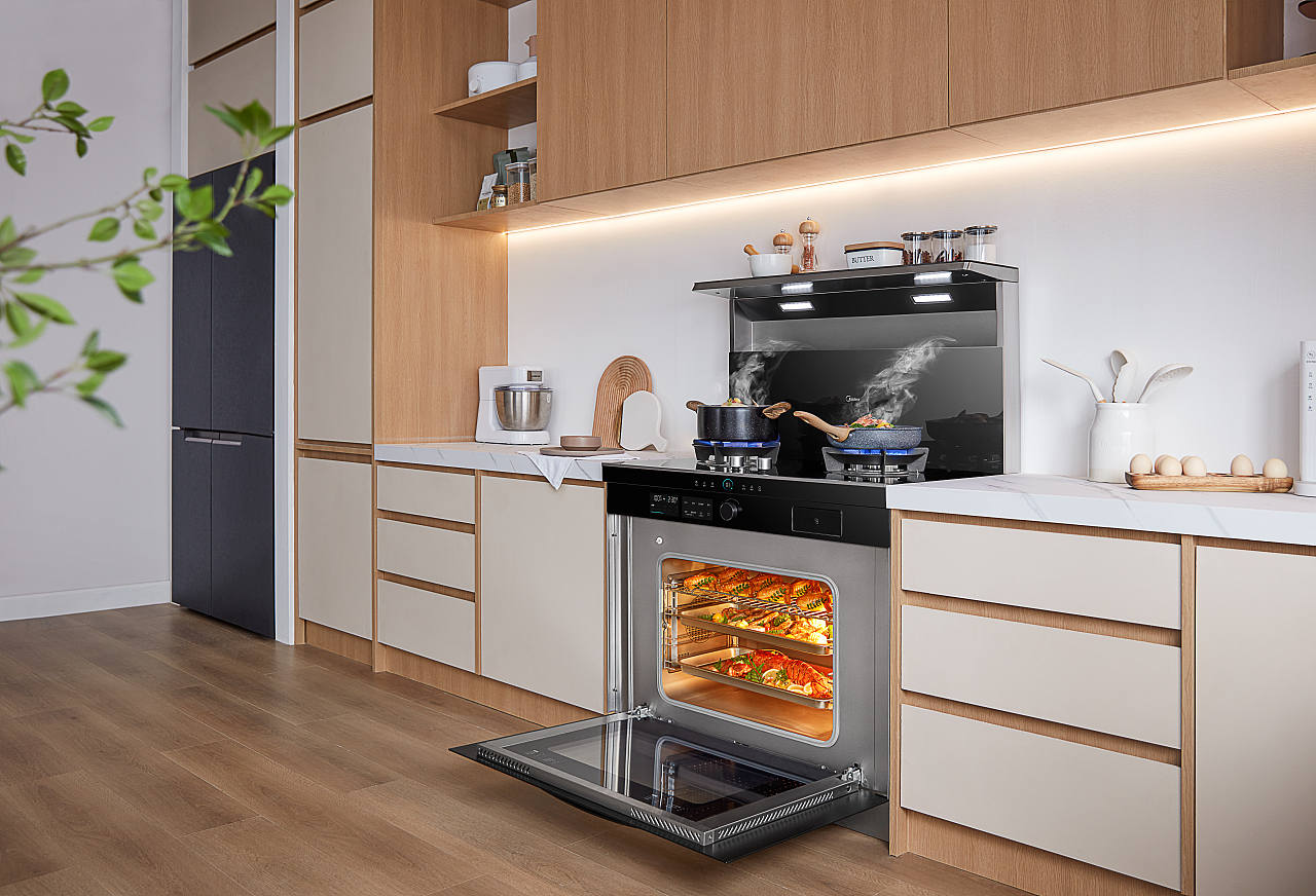 美的集成灶场景拍摄合集