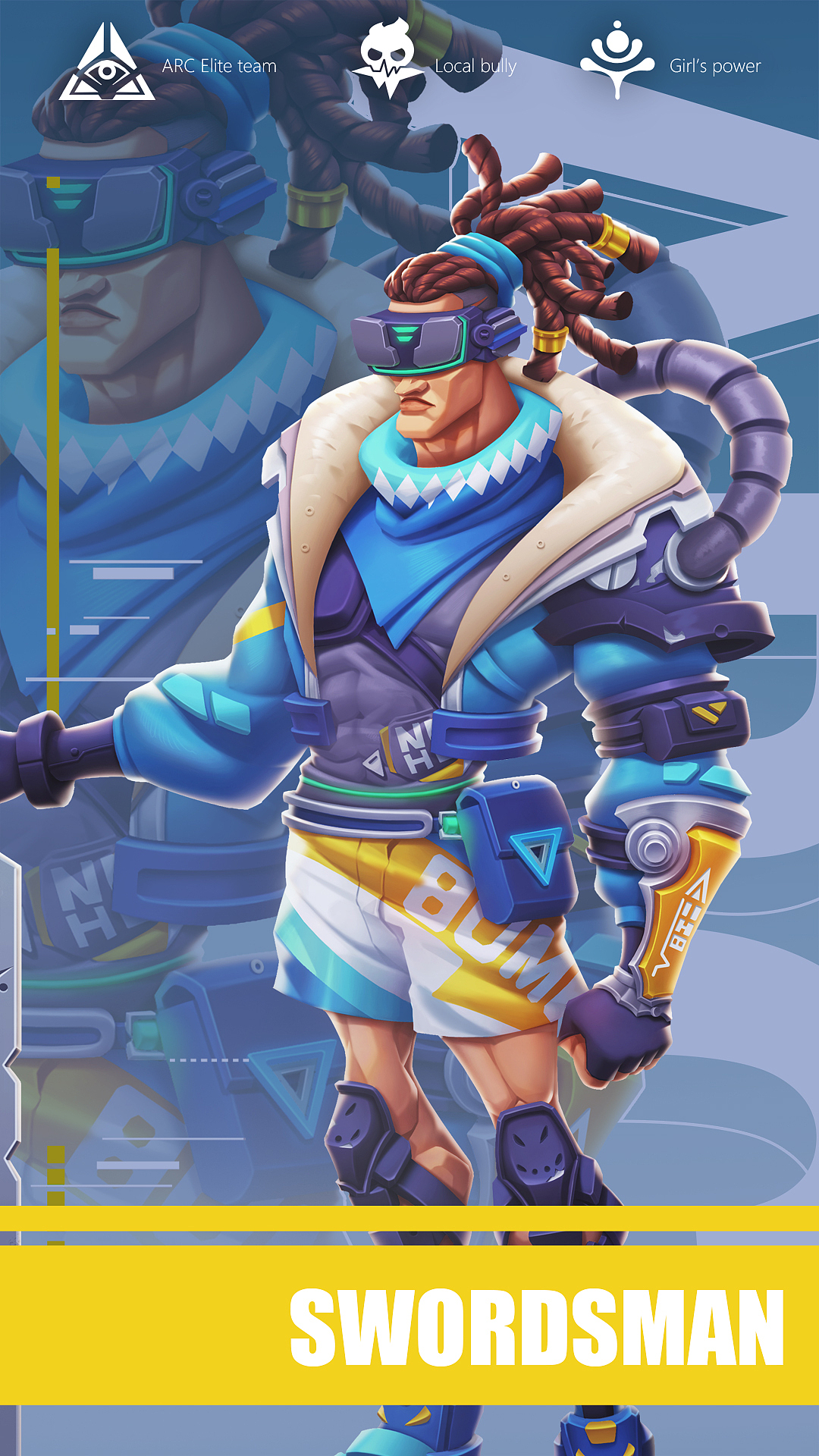 角色练习-插着管子的剑士（图ZMzY0NzQ0MjY4） - 游戏原画 - 站酷设计师S_ZY原创素材 - 站酷ZCOOL