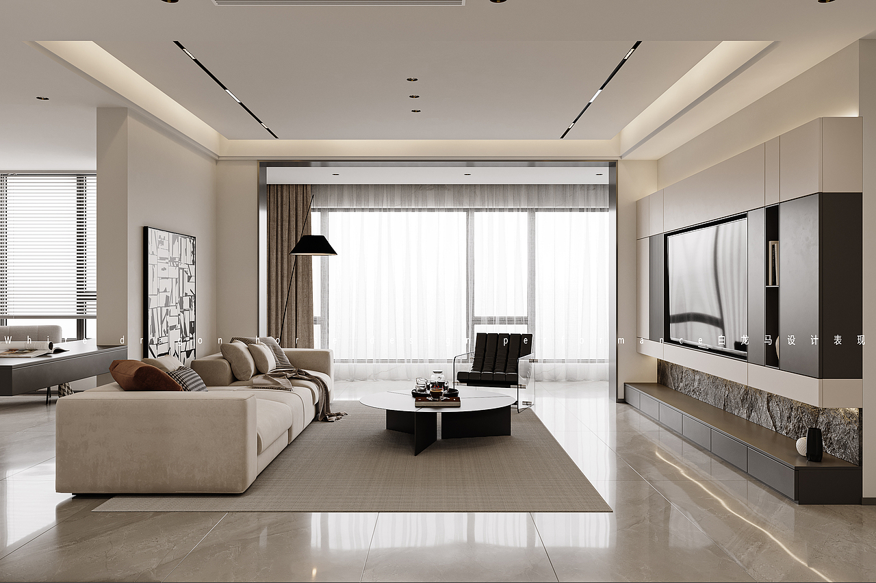 现代简约风客餐厅