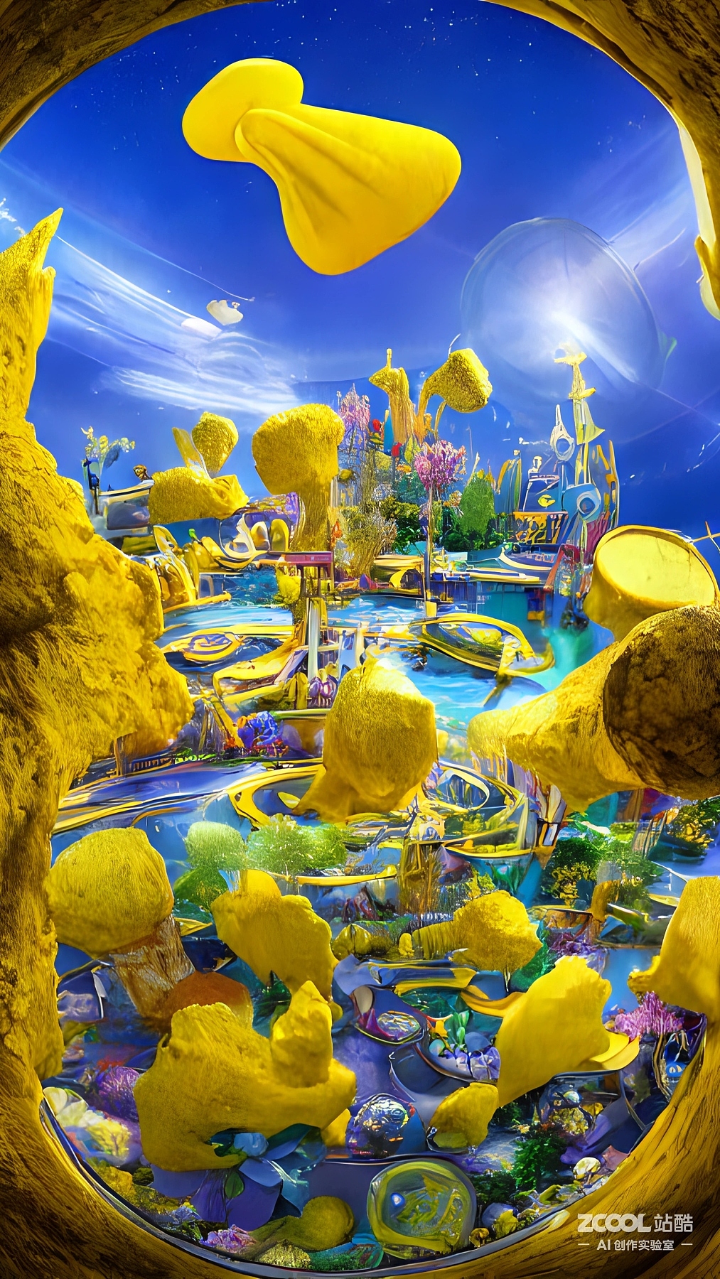 #AI创作实验室#【黄海绵的科技城】【高清版】