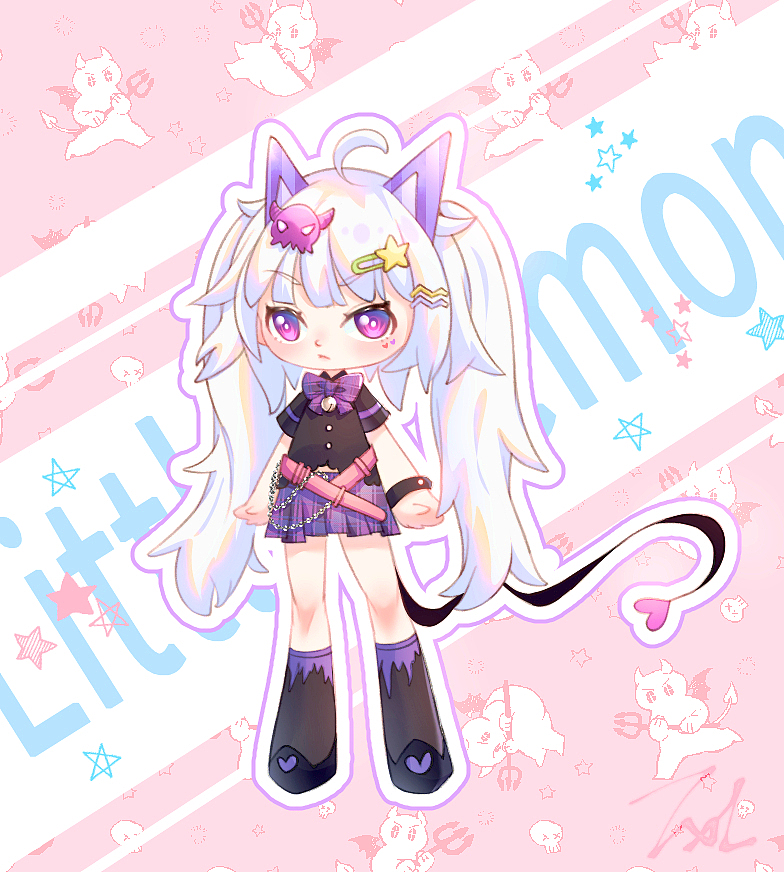 Q版双马尾小恶魔