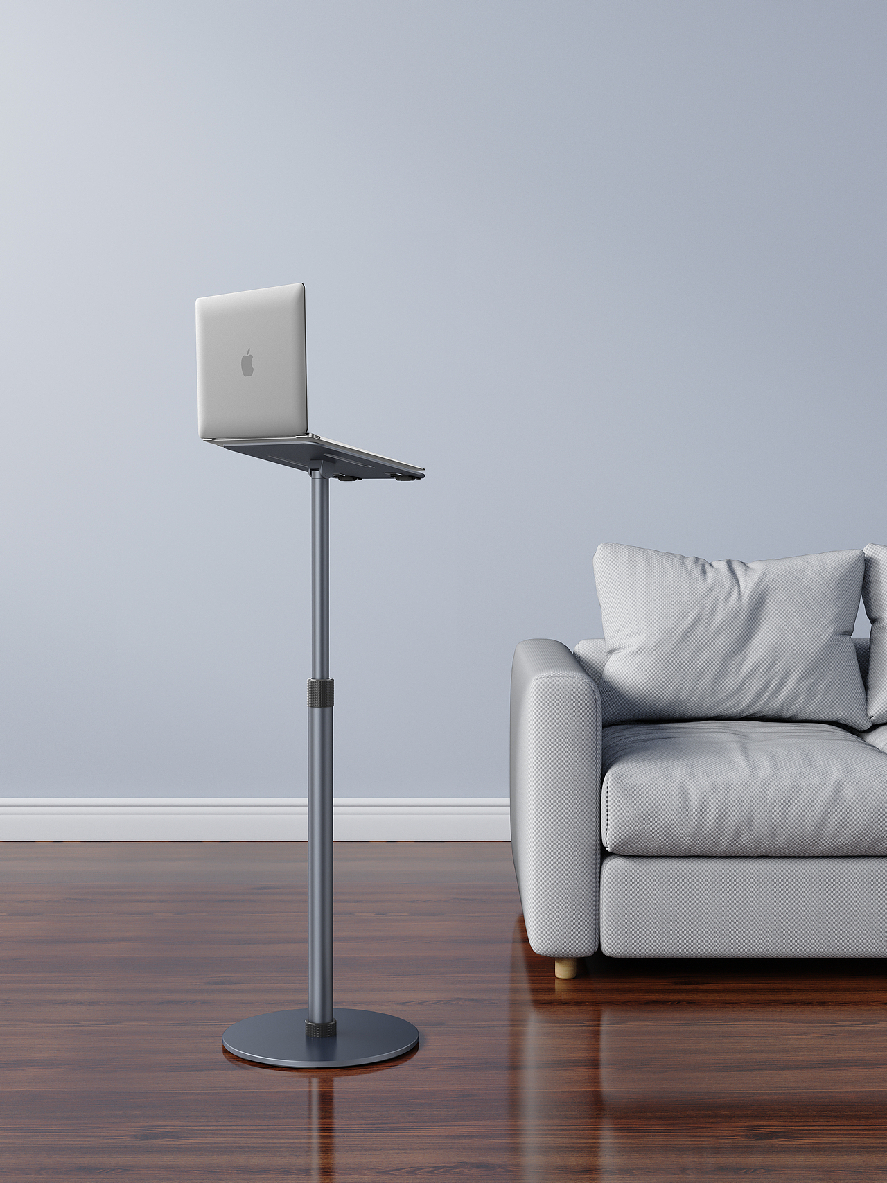 产品渲染-支架/金属质感