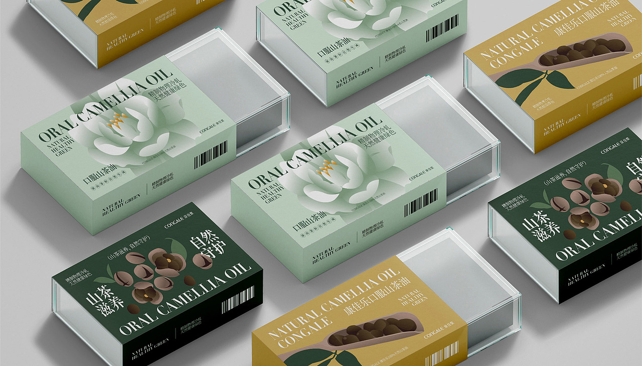 品牌设计 丨 康佳乐口服山茶油（图ZMzUxMzU4NTYw） - 品牌 - 站酷设计师cindy耶原创素材 - 站酷ZCOOL