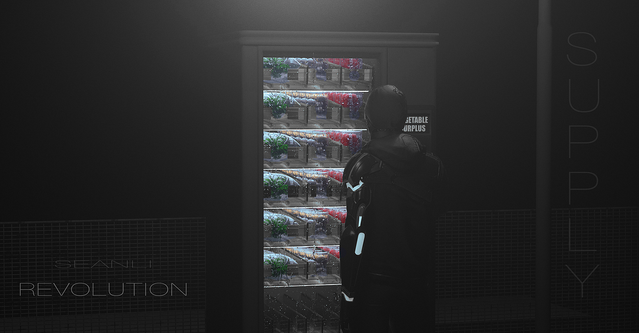 C4D+OC蔬菜包装建渲