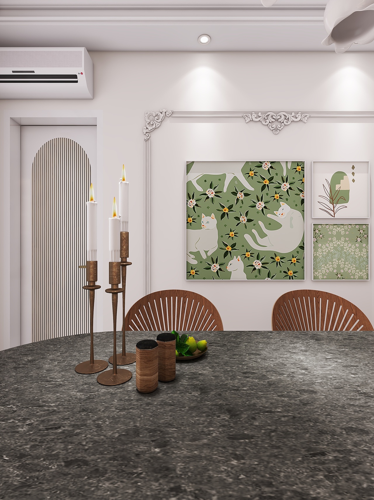 四川成都新鸿路119号院(150平方法式现代复式五居室)