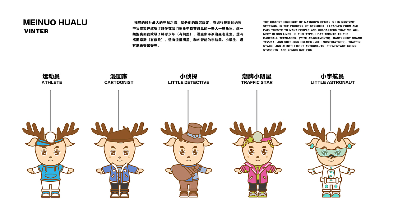 梅小鹿IP设计（图ZMzEwNTk0MzIw） - IP形象 - 站酷设计师書言插画原创素材 - 站酷ZCOOL