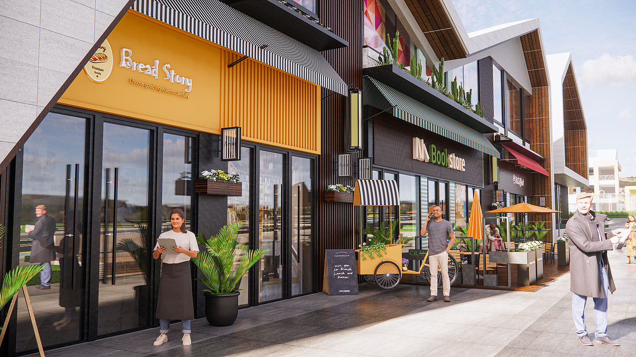 中南商业街包装