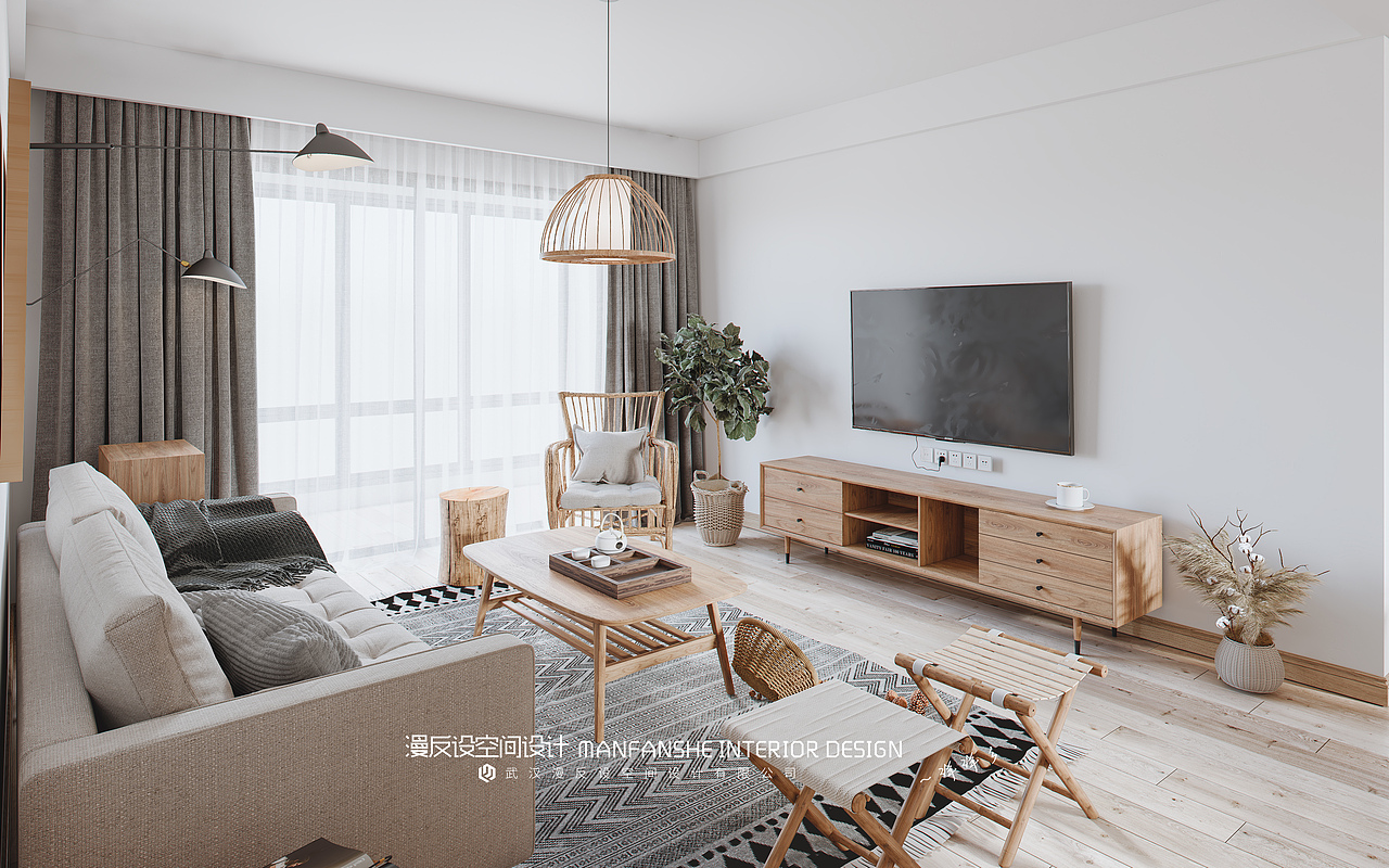 北欧+日式原木风