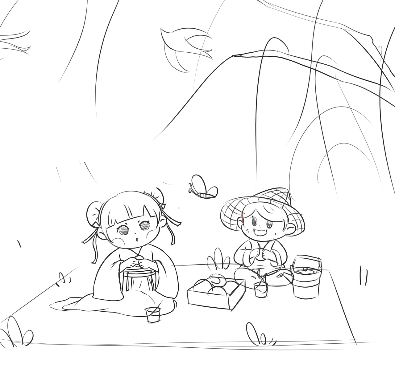 插画|清明小场景插画